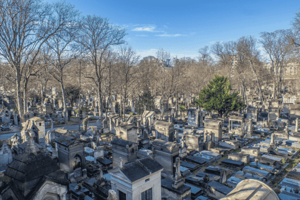 Vue générale du cimetière